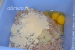 рыбные котлеты с манкой