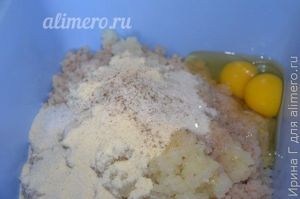 рыбные котлеты с манкой