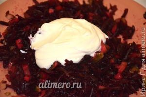 салат из свеклы рецепт