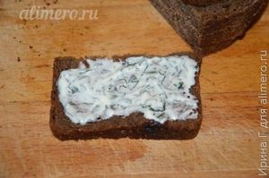 бутерброды с сельдью