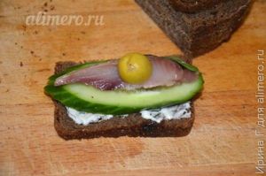 бутерброды с сельдью