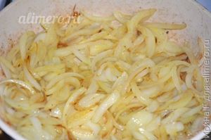 поджарка из лка и колбасы