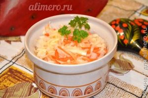 алат из капусты и моркови