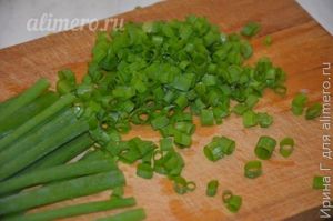 закуска из яиц и зеленого лука