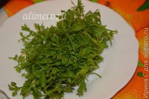 бутерброды с курицей и кресс-салатом