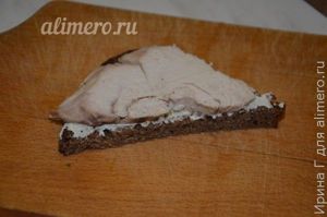 бутерброды с курицей и кресс-салатом