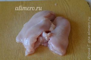 гречневая лапша с курицей и овощами