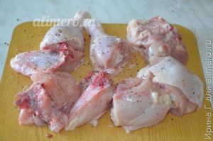 курица в соевом соусе с медом и вином