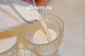 молочный десерт из ряженки вместо мороженого
