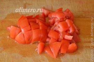 салат из помидоров и крабовых палочек