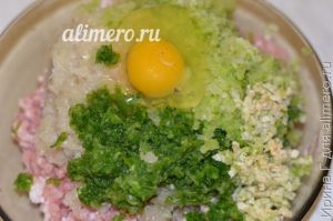 котлеты из свинины с овощами