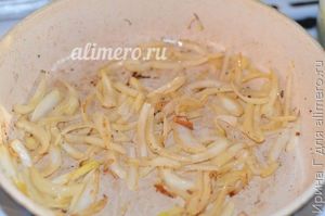 теплый салат с лисичками