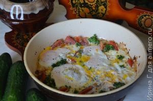 яичница с овощами