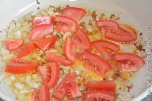яичница с овощами