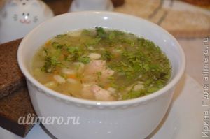 суп со свининой и перловкой