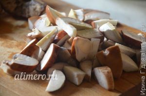 курица с грибами в духовке