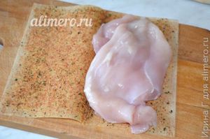куриное филе в листах для жарки