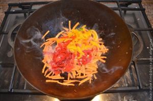 Жареное свиное сердце по-вьетнамски