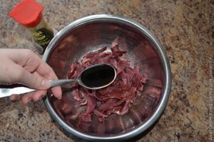 Жареное свиное сердце по-вьетнамски