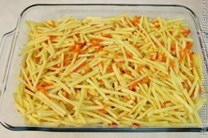 КАРТОФЕЛЬНАЯ ЗАПЕКАНКА С КУРИЦЕЙ ПО-ФРАНЦУЗСКИ