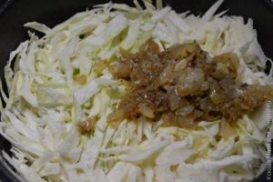 курица под капустой