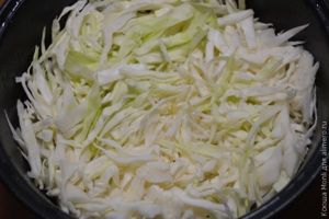 курица под капустой