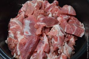 мясо с киви в мультиварке