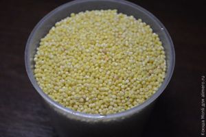 каша с яблоками