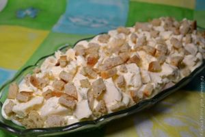 салат с грибами и сыром