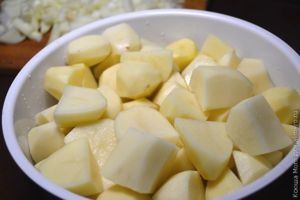 куриные сердечки тушеные