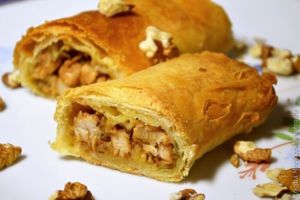 штрудель с курицей