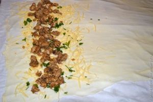 штрудель с курицей