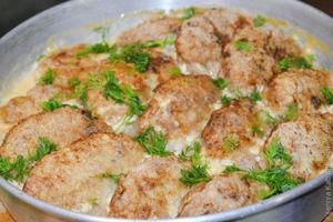 котлеты в духовке
