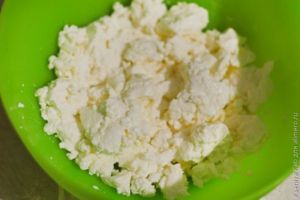 лепешки с творогом и укропом