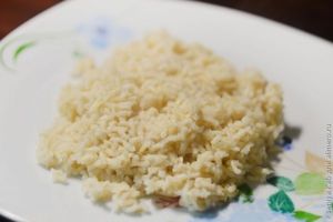 коричневый рис рецепт