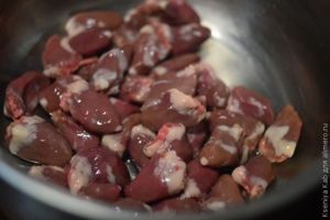 суп с куриными сердечками