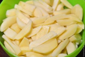 картошка с шампиньонами жареная