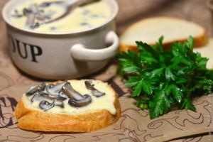плавленый сыр с грибами