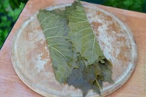 маринованные виноградные листья