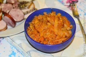 тушеная капуста
