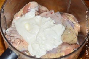 курица с картошкой