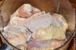 курица с картошкой