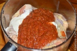 курица с картошкой
