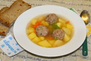 суп с тефтелями