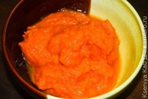 тыквенная каша с галушками