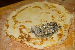 блины с начинкой