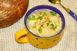 суп с сельдереем