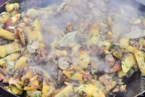 картошка с грибами