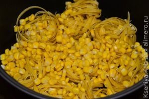 гнезда из макарон