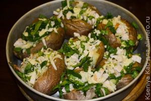 фаршированный картофель